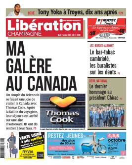 Libération Champagne N°25813 du 01 octobre 2019 à télécharger sur iPad