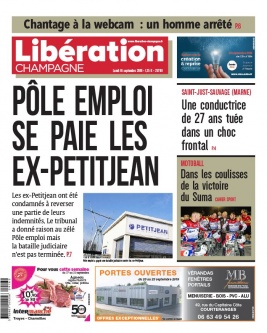 Libération Champagne N°25798 du 16 septembre 2019 à télécharger sur iPad