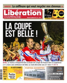 Libération Champagne N°25797 du 15 septembre 2019 à télécharger sur iPad