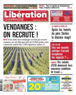 Libération Champagne N°25747 du 27 juillet 2019 à télécharger sur iPad