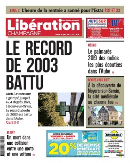 Libération Champagne N°25746 du 26 juillet 2019 à télécharger sur iPad