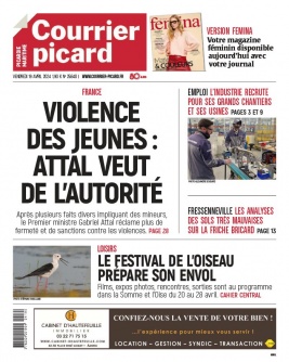Lisez Courrier Picard - Picardie Maritime du 19 avril 2024 sur ePresse.fr