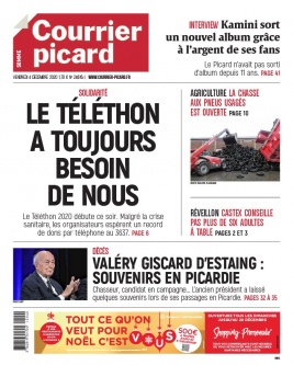 Courrier Picard N°20201204 du 04 décembre 2020 à télécharger sur iPad