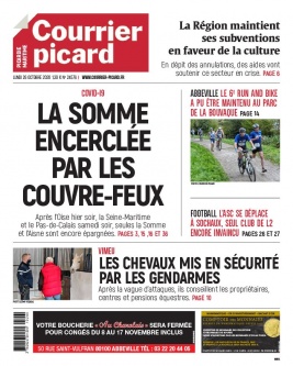Courrier Picard N°20201026 du 26 octobre 2020 à télécharger sur iPad