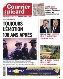 Lisez Courrier Picard - Haute Picardie du 26 avril 2024 sur ePresse.fr