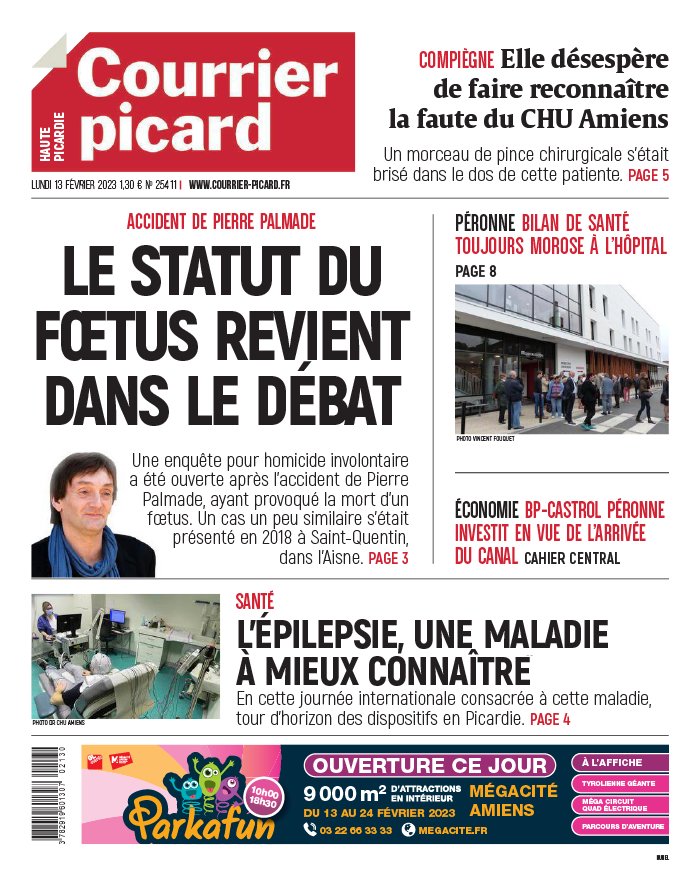 Courrier Picard N°20230213 du 13 février 2023 à télécharger sur iPad