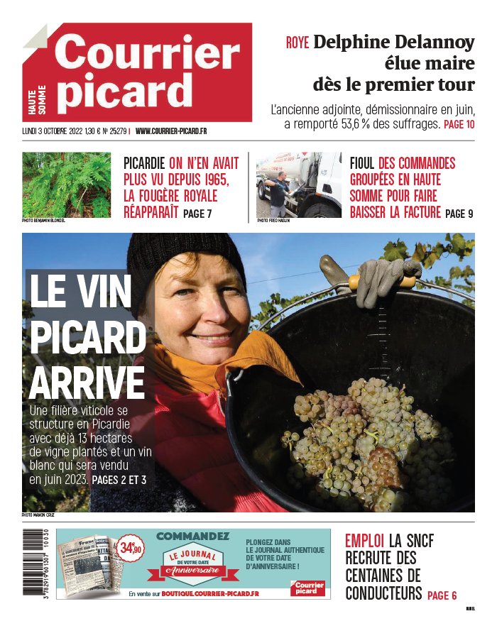 Courrier Picard N°20221003 du 03 octobre 2022 à télécharger sur iPad