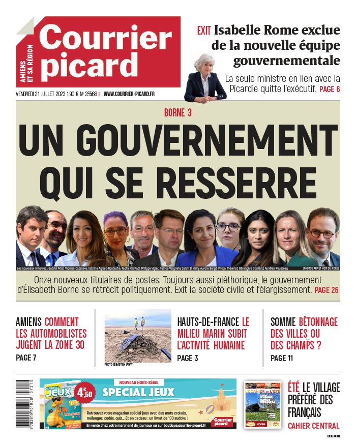 Courrier Picard N°20230721 du 21 juillet 2023 à télécharger sur iPad