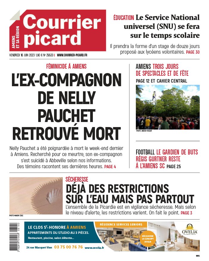 Courrier Picard N°20230616 du 16 juin 2023 à télécharger sur iPad