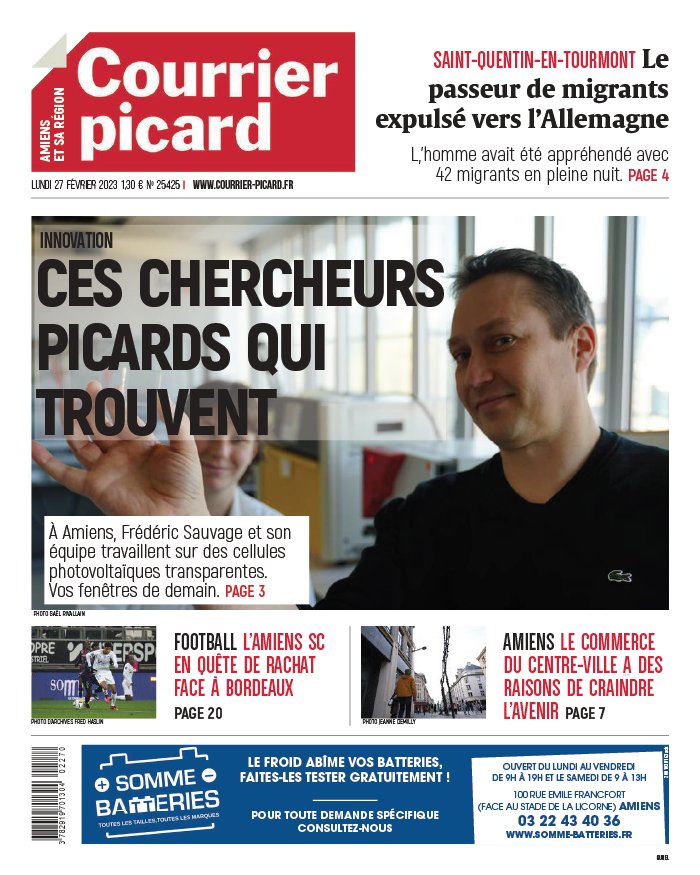 Courrier Picard N°20230227 du 27 février 2023 à télécharger sur iPad