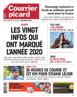 Courrier Picard N°20210104 du 04 janvier 2021 à télécharger sur iPad