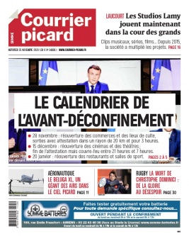 Courrier Picard N°20201125 du 25 novembre 2020 à télécharger sur iPad