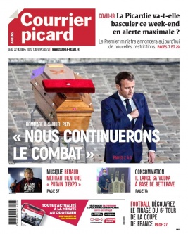 Courrier Picard N°20201022 du 22 octobre 2020 à télécharger sur iPad