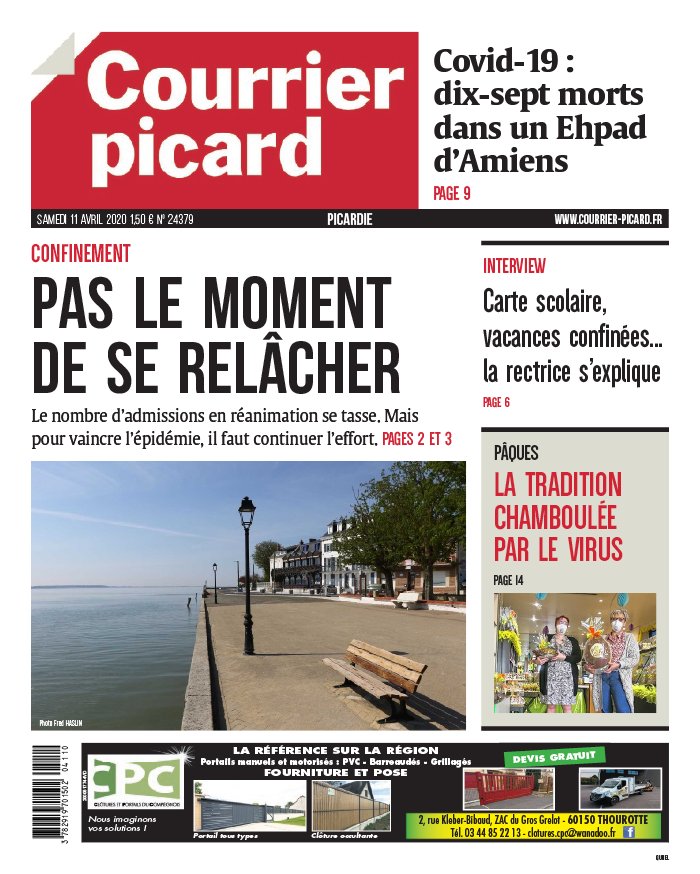 Courrier Picard N 0411 Du 11 Avril A Telecharger Sur Ipad