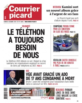 Courrier Picard N°20201204 du 04 décembre 2020 à télécharger sur iPad