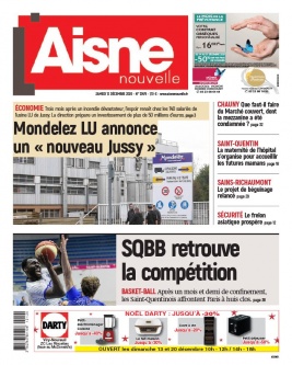 Aisne Nouvelle N°20201212 du 12 décembre 2020 à télécharger sur iPad