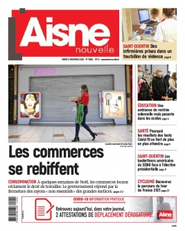 Aisne Nouvelle N°20201103 du 03 novembre 2020 à télécharger sur iPad