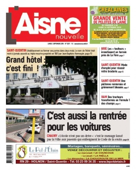 Aisne Nouvelle N°20190902 du 02 septembre 2019 à télécharger sur iPad