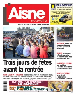 Aisne Nouvelle N°20190827 du 27 août 2019 à télécharger sur iPad
