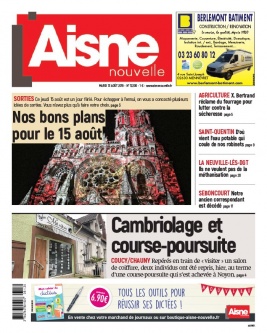 Aisne Nouvelle N°20190813 du 13 août 2019 à télécharger sur iPad