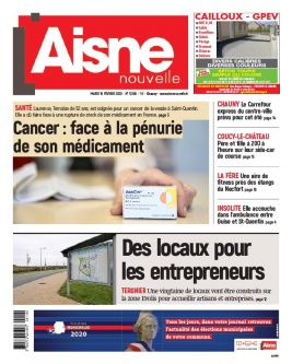 Aisne Nouvelle N°20200218 du 18 février 2020 à télécharger sur iPad