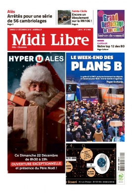 Midi Libre N°20191221 du 21 décembre 2019 à télécharger sur iPad