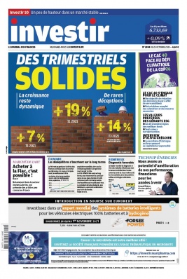 Investir 23 octobre 2021 Abonnement Investir Pas Cher avec le BOUQUET ePresse.fr