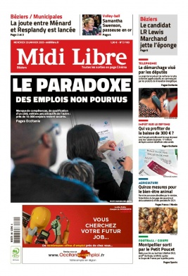 Midi Libre N°20200129 du 29 janvier 2020 à télécharger sur iPad