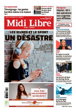 Midi Libre N°20201124 du 24 novembre 2020 à télécharger sur iPad