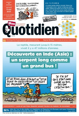 Lisez Mon Quotidien du 11 mai 2024 sur ePresse.fr