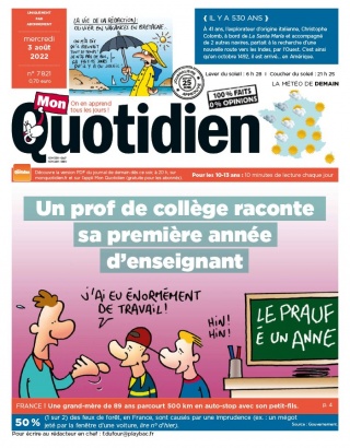 Mon Quotidien - 03/08/2022 | 