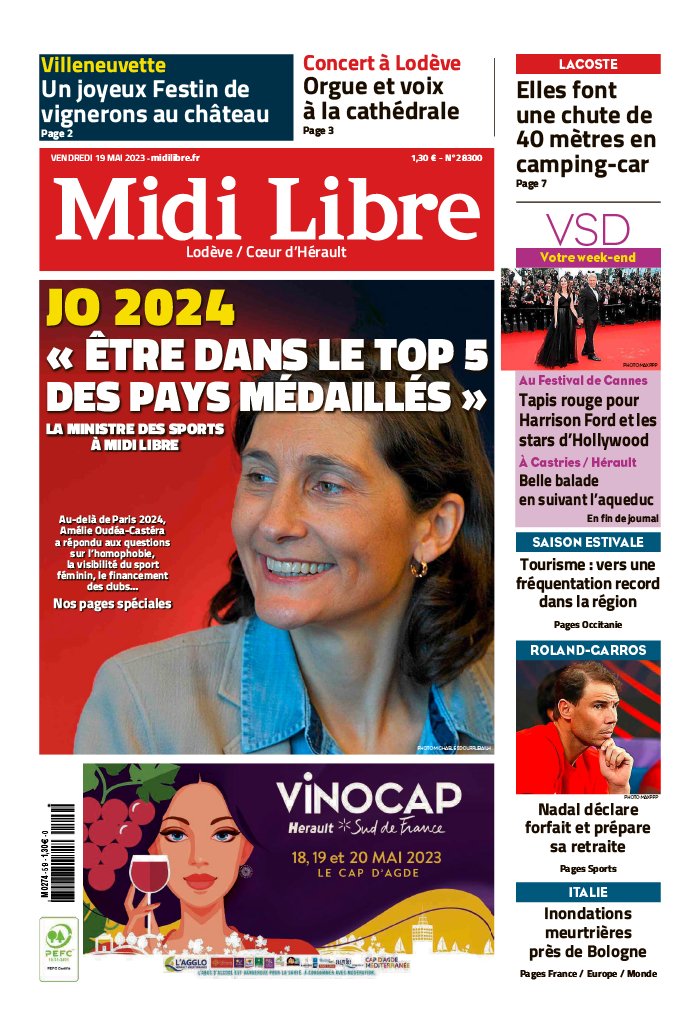 Midi Libre N°20230519 du 19 mai 2023 à télécharger sur iPad