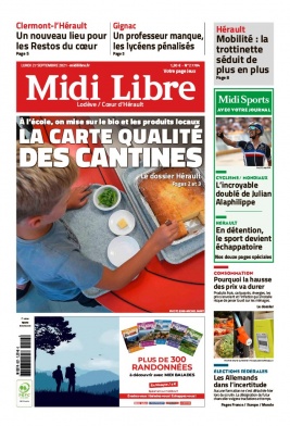 Midi Libre 27 septembre 2021 Abonnement à Midi Libre Pas Cher avec le BOUQUET INFO ePresse.fr