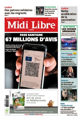 Midi Libre N°20210724 du 24 juillet 2021 à télécharger sur iPad