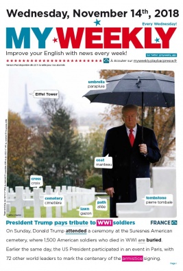 My Weekly N°475 du 14 novembre 2018 à télécharger sur iPad