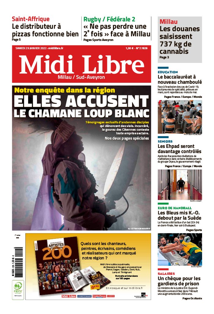 Midi Libre N°20220129 du 29 janvier 2022 à télécharger sur iPad