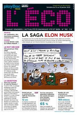 Lisez L'ECO du 10 janvier 2025 sur ePresse.fr