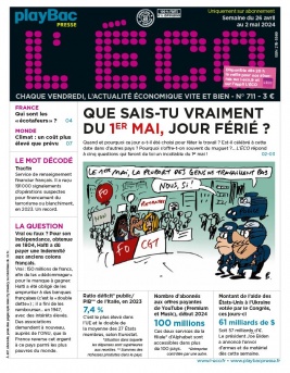 Lisez L'ECO du 26 avril 2024 sur ePresse.fr
