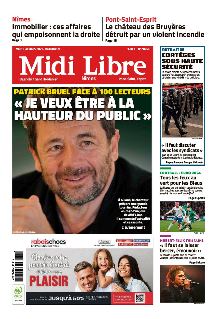 Midi Libre N°20230328 du 28 mars 2023 à télécharger sur iPad