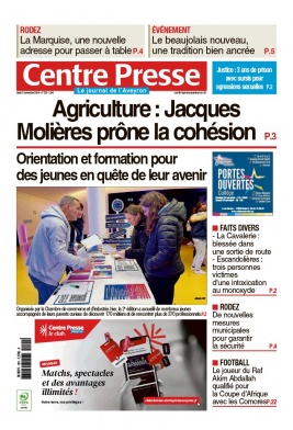 Lisez Centre Presse Aveyron du 21 novembre 2024 sur ePresse.fr