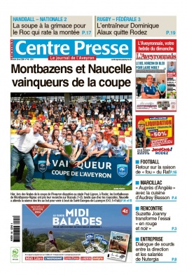 Lisez Centre Presse Aveyron du 26 mai 2024 sur ePresse.fr
