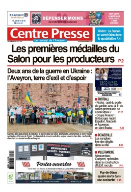 Lisez Centre Presse Aveyron du 26 février 2024 sur ePresse.fr