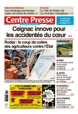 Lisez Centre Presse Aveyron du 29 septembre 2023 sur ePresse.fr