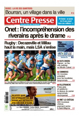 Centre Presse Aveyron 28 novembre 2022