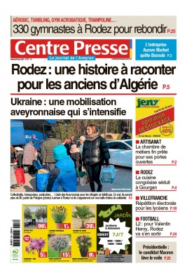 Centre Presse Aveyron N°20220318 du 18 mars 2022 à télécharger sur iPad