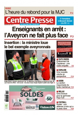 Centre Presse Aveyron N°20220204 du 04 février 2022 à télécharger sur iPad