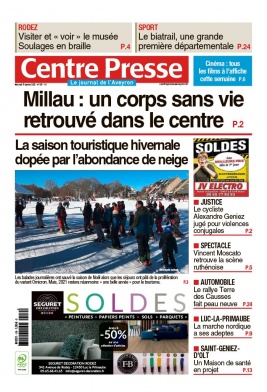 Centre Presse Aveyron N°20220119 du 19 janvier 2022 à télécharger sur iPad