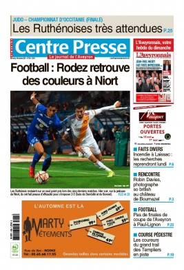 Centre Presse Aveyron N°20211024 du 24 octobre 2021 à télécharger sur iPad