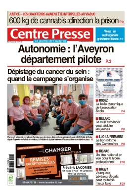 Centre Presse Aveyron N°20211019 du 19 octobre 2021 à télécharger sur iPad