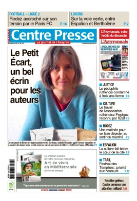Centre Presse Aveyron N°20210418 du 18 avril 2021 à télécharger sur iPad